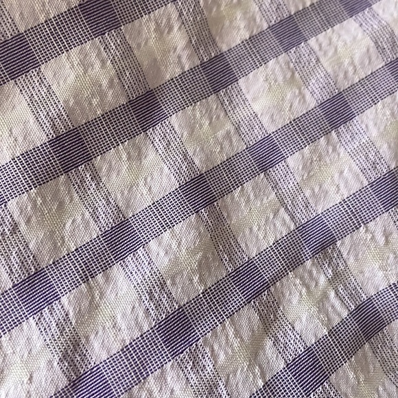 Riley & Rae Women’s plaid Lightweight Lilac Petal Shorts Size M NWT - Picture 5 of 11